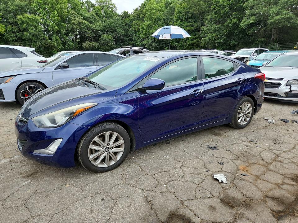 62417276 :رقم المزاد ، 5NPDH4AE2EH488695 vin ، 2014 Hyundai Elantra مزاد بيع