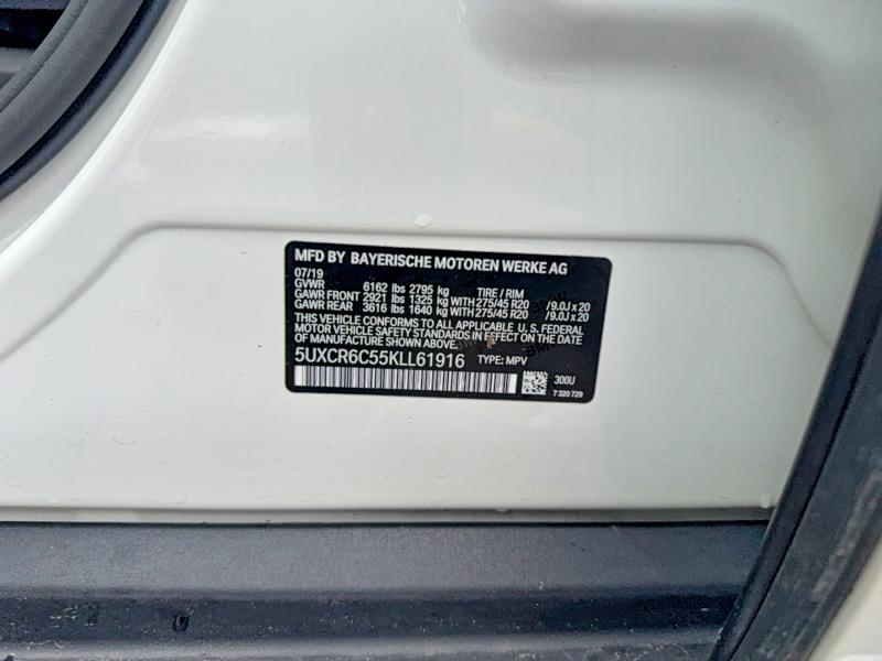 Aukcja sprzedaży 2019 Bmw X5, vin: 5UXCR6C55KLL61916, numer aukcji: 63552426