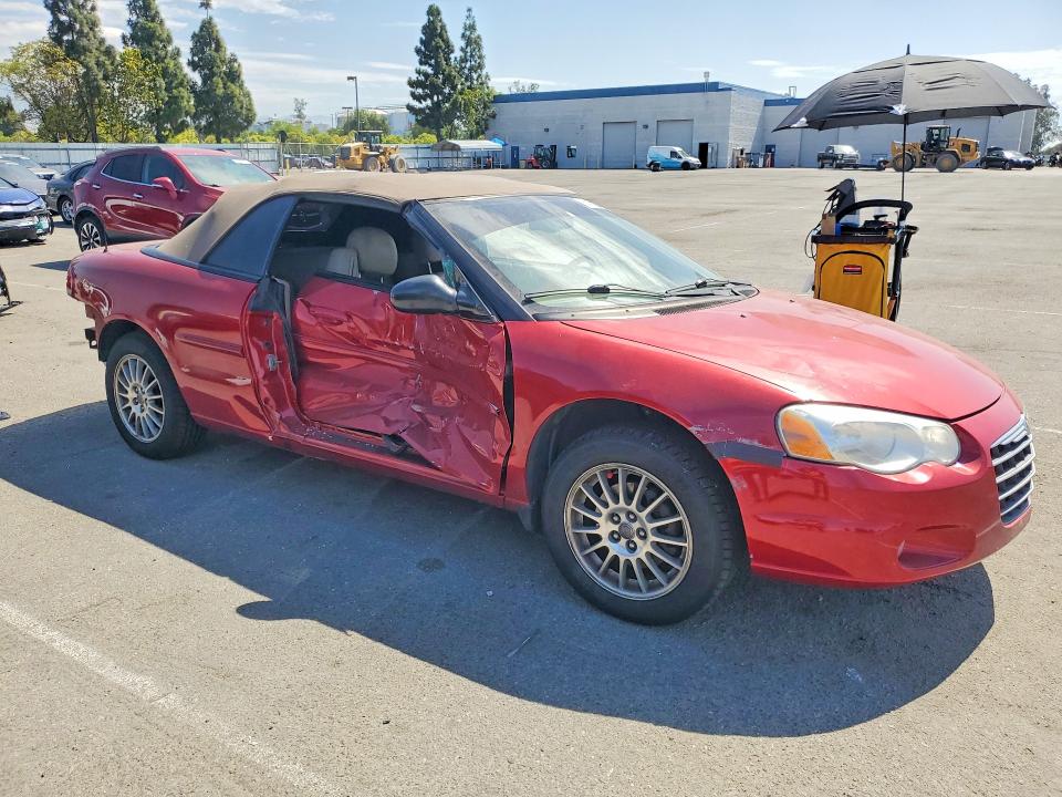 61478356 :رقم المزاد ، 1C3EL55RX4N198374 vin ، 2004 Chrysler Sebring مزاد بيع