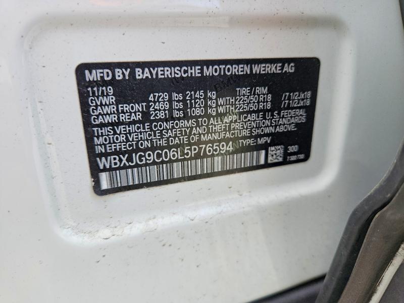 Продажа на аукционе авто 2020 Bmw X1, vin: WBXJG9C06L5P76594, номер лота: 60848146