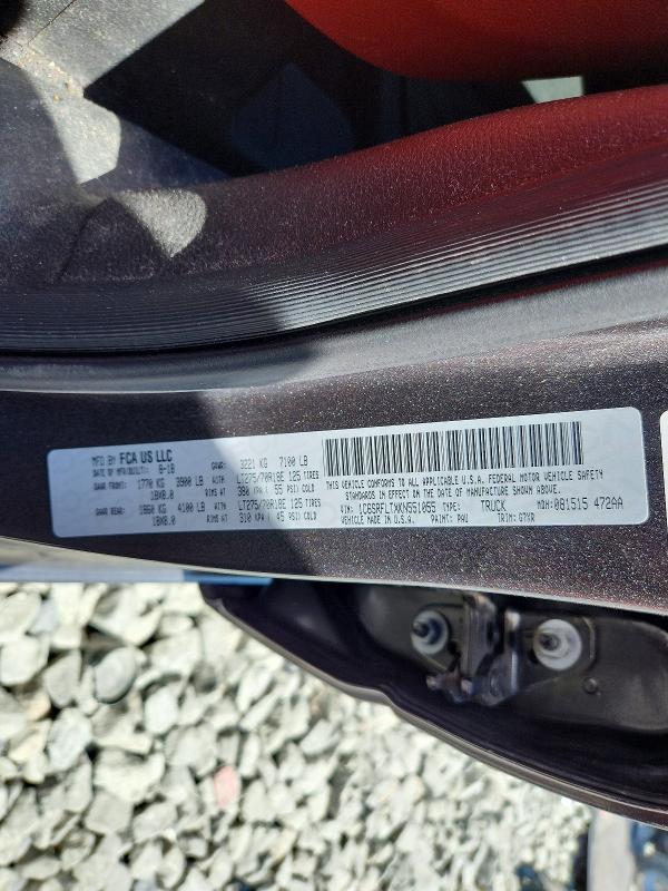 Продаж на аукціоні авто 2019 Ram 1500, vin: 1C6SRFLTXKN551055, номер лоту: 61907156