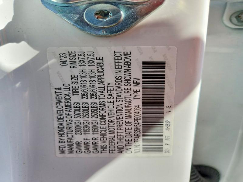 Aukcja sprzedaży 2023 Honda Cr-v, vin: 7FARS5H54PE004034, numer aukcji: 62078376