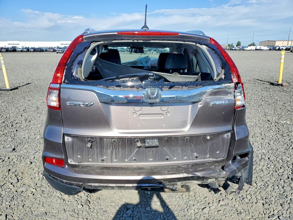 2016 Honda Cr-v მანქანა იყიდება აუქციონზე, vin: 5J6RM4H90GL133995, აუქციონის ნომერი: 61182896