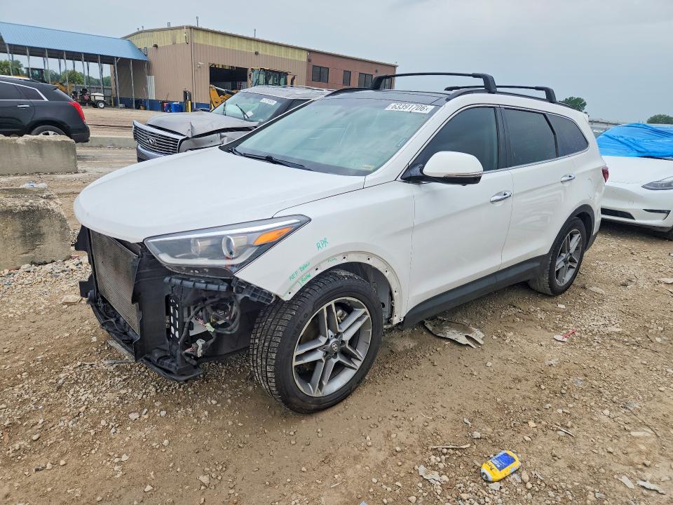 2017 Hyundai Santa Fe მანქანა იყიდება აუქციონზე, vin: KM8SR4HFXHU218316, აუქციონის ნომერი: 63391706