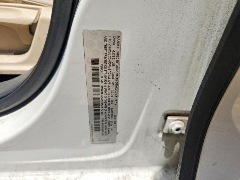 Aukcja sprzedaży 2011 Volkswagen Jetta, vin: 3VWDX7AJ8BM367240, numer aukcji: 60969776
