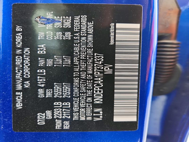 Aukcja sprzedaży 2023 Kia Seltos, vin: KNDEPCAA1P7374337, numer aukcji: 61447606