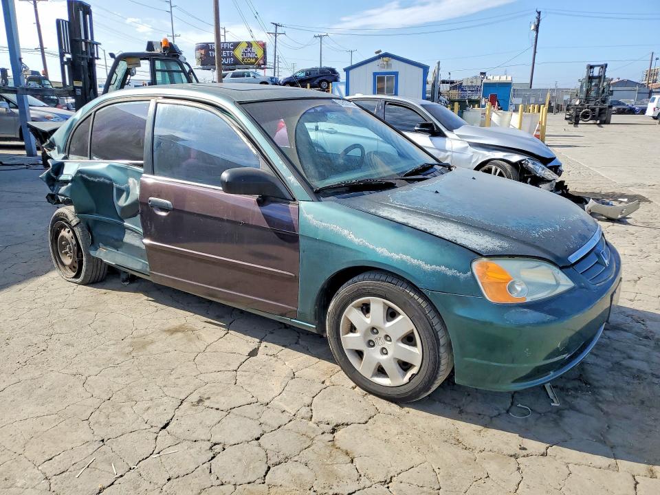 2002 Hond Civic მანქანა იყიდება აუქციონზე, vin: 2HGES26772H541837, აუქციონის ნომერი: 61630756