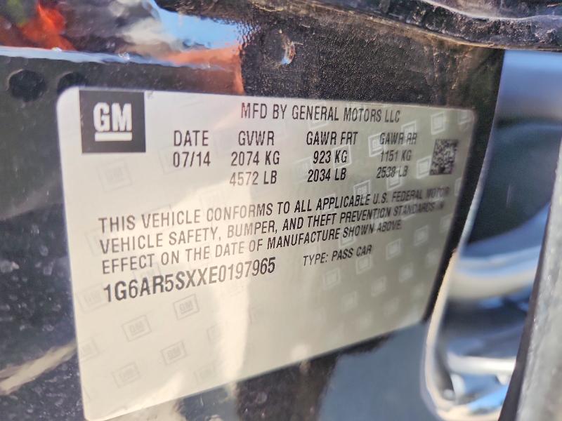 Продажа на аукционе авто 2014 Cadillac Cts, vin: 1G6AR5SXXE0197965, номер лота: 62398266