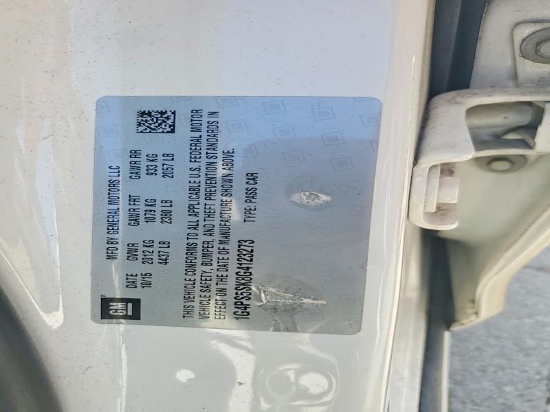 Продажа на аукционе авто 2016 Buick Verano, vin: 1G4PS5SK8G4123273, номер лота: 85454035