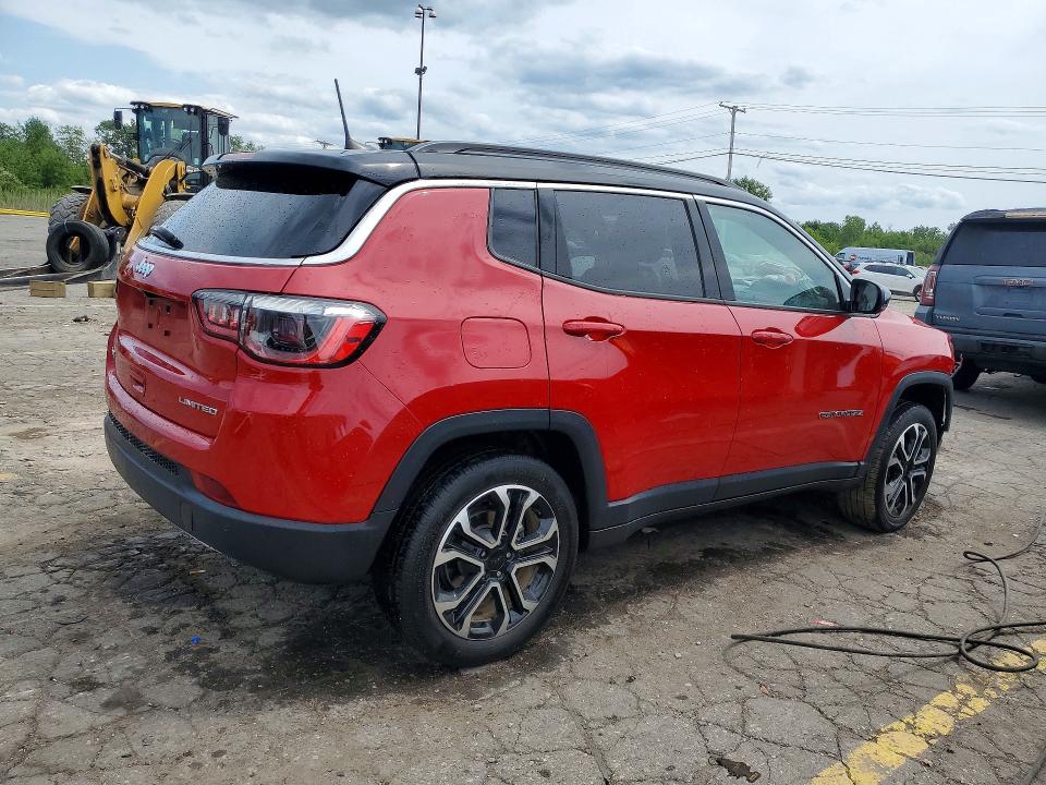 Продаж на аукціоні авто 2023 Jeep Compass, vin: 3C4NJDCN9PT539425, номер лоту: 62419586