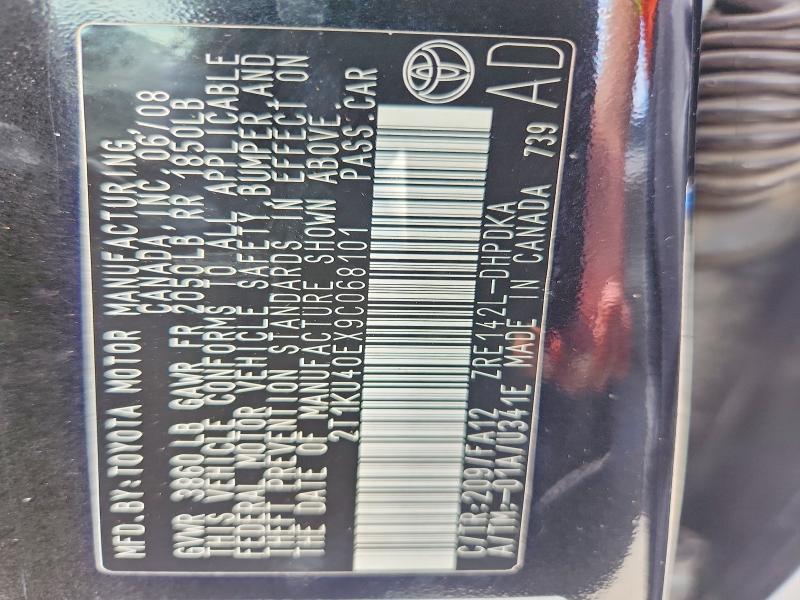 Aukcja sprzedaży 2009 Toyota Matrix, vin: 2T1KU40EX9C068101, numer aukcji: 59229296