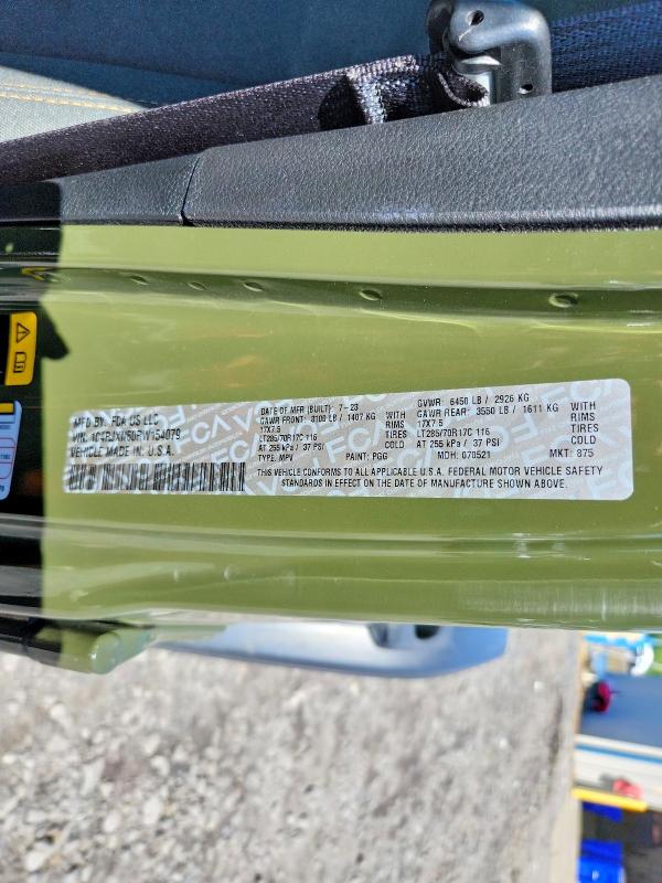 Aukcja sprzedaży 2024 Jeep Wrangler, vin: 1C4RJXN60RW154079, numer aukcji: 59623226