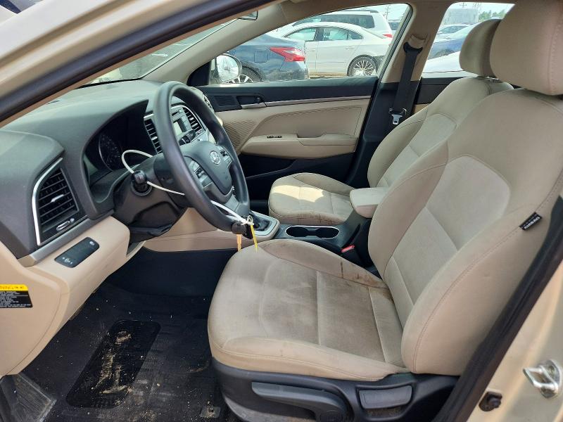 60513896 :رقم المزاد ، 5NPD74LFXHH182776 vin ، 2017 Hyundai Elantra مزاد بيع