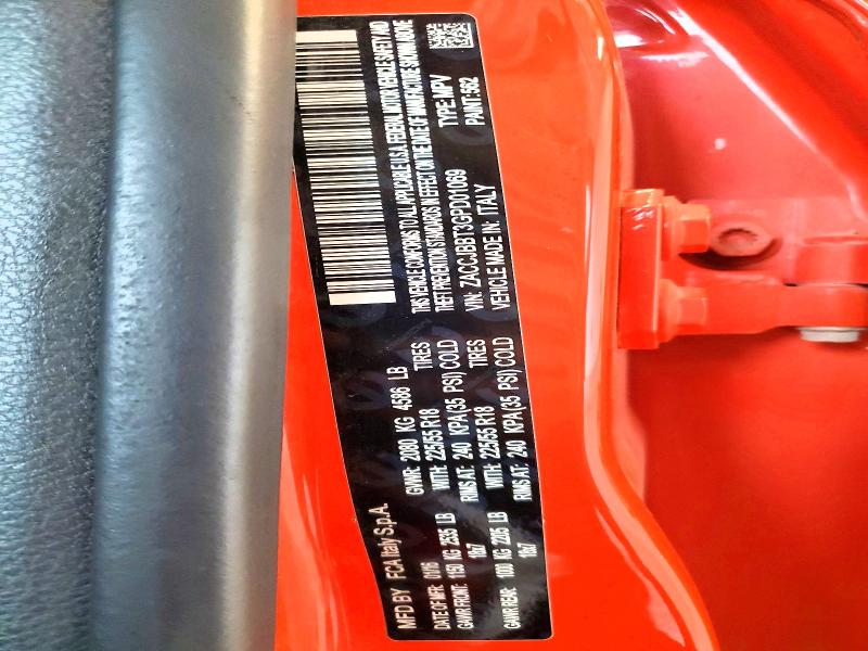 Продажа на аукционе авто 2016 Jeep Renegade, vin: ZACCJBBT3GPD01069, номер лота: 61878066