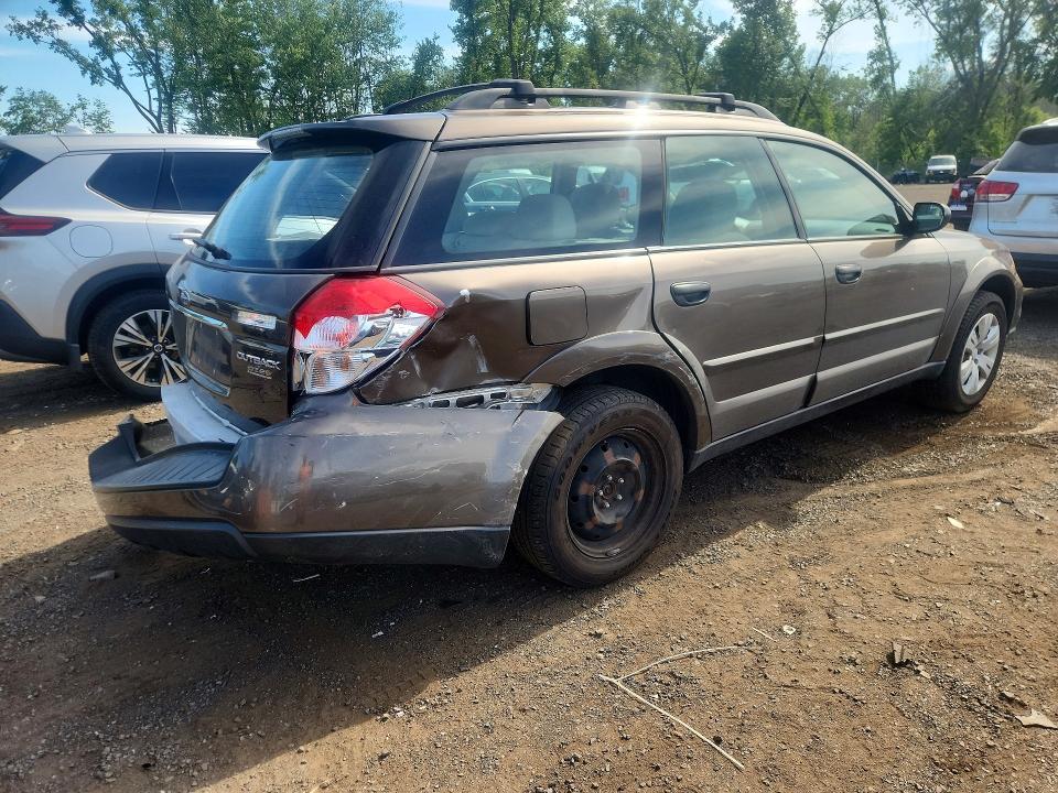61193136 :رقم المزاد ، 4S4BP60C397338249 vin ، 2009 Subaru Outback مزاد بيع