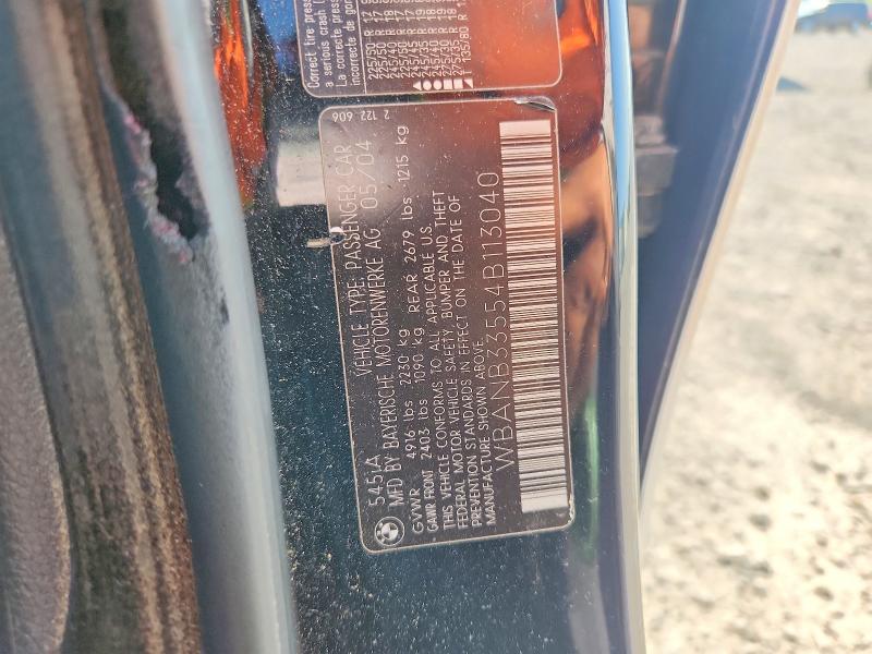 2004 Bmw 545 მანქანა იყიდება აუქციონზე, vin: WBANB33554B113040, აუქციონის ნომერი: 61698236
