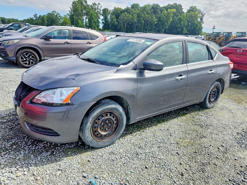 2015 Nissan Sentra მანქანა იყიდება აუქციონზე, vin: 3N1AB7AP6FY344128, აუქციონის ნომერი: 61173836