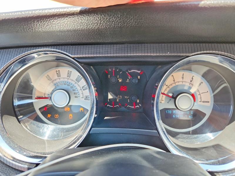 62434546 :رقم المزاد ، 1ZVBP8FHXA5141336 vin ، 2010 Ford Mustang مزاد بيع