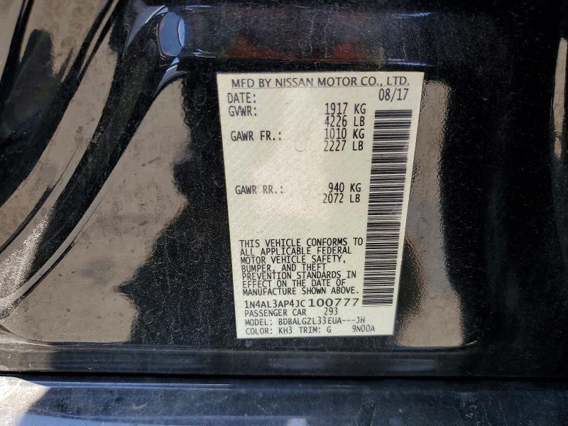 Aukcja sprzedaży 2018 Nissan Altima, vin: 1N4AL3AP4JC100777, numer aukcji: 60719836