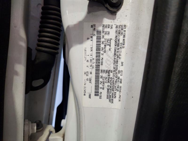 62110606 :رقم المزاد ، 1FADP3K27DL266297 vin ، 2013 Ford Focus مزاد بيع