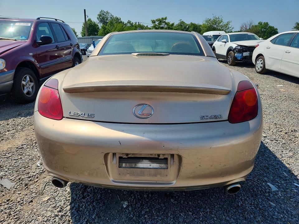 2003 Lexus Sc მანქანა იყიდება აუქციონზე, vin: JTHFN48Y330036457, აუქციონის ნომერი: 59341076