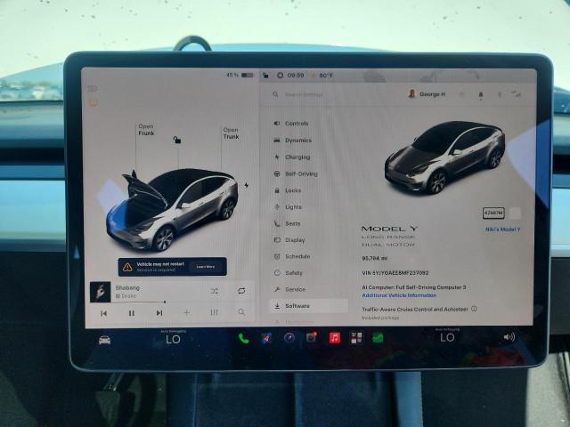 Aukcja sprzedaży 2021 Tesla Model Y, vin: 5YJYGAEE8MF237092, numer aukcji: 60707846