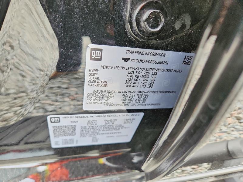 Продаж на аукціоні авто 2025 Chevrolet Silverado, vin: 3GCUKFED8SG269761, номер лоту: 60256536