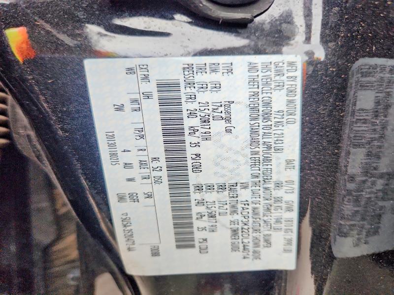 Продажа на аукционе авто 2013 Ford Focus, vin: 1FADP3K22DL244014, номер лота: 61926076