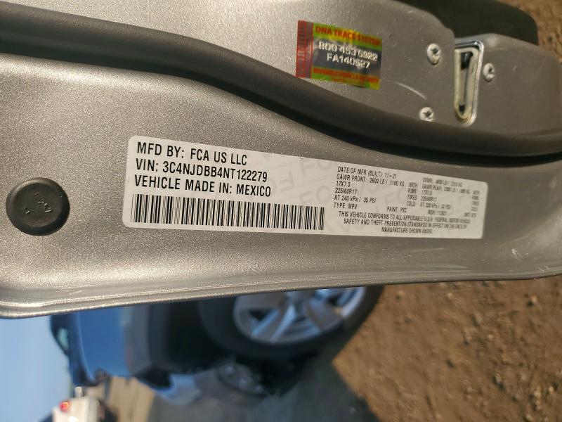 59803146 :رقم المزاد ، 3C4NJDBB4NT122279 vin ، 2022 Jeep Compass مزاد بيع