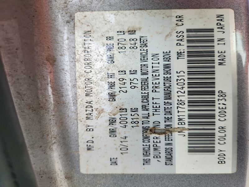 Продаж на аукціоні авто 2015 Mazda 3, vin: JM1BM1T78F1240315, номер лоту: 60133246