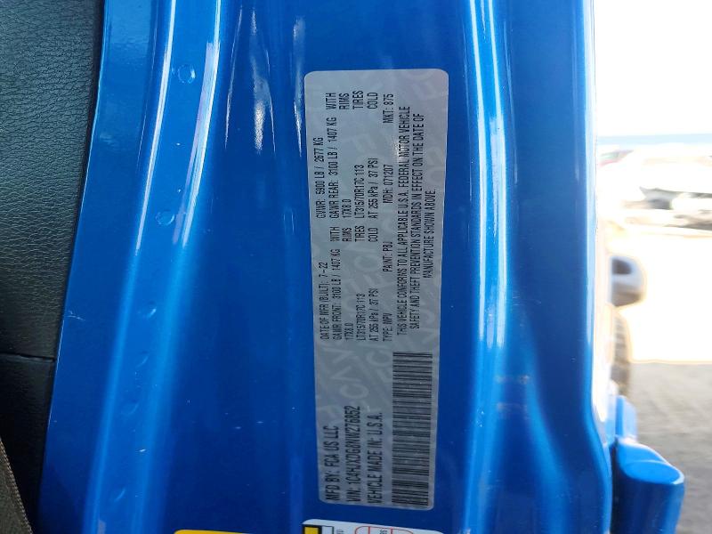 60193416 :رقم المزاد ، 1C4HJXDG8NW276852 vin ، 2022 Jeep Wrangler Unlimited مزاد بيع