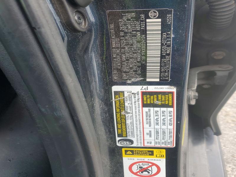 Aukcja sprzedaży 2013 Toyota Camry, vin: 4T1BF1FKXDU224134, numer aukcji: 59635956