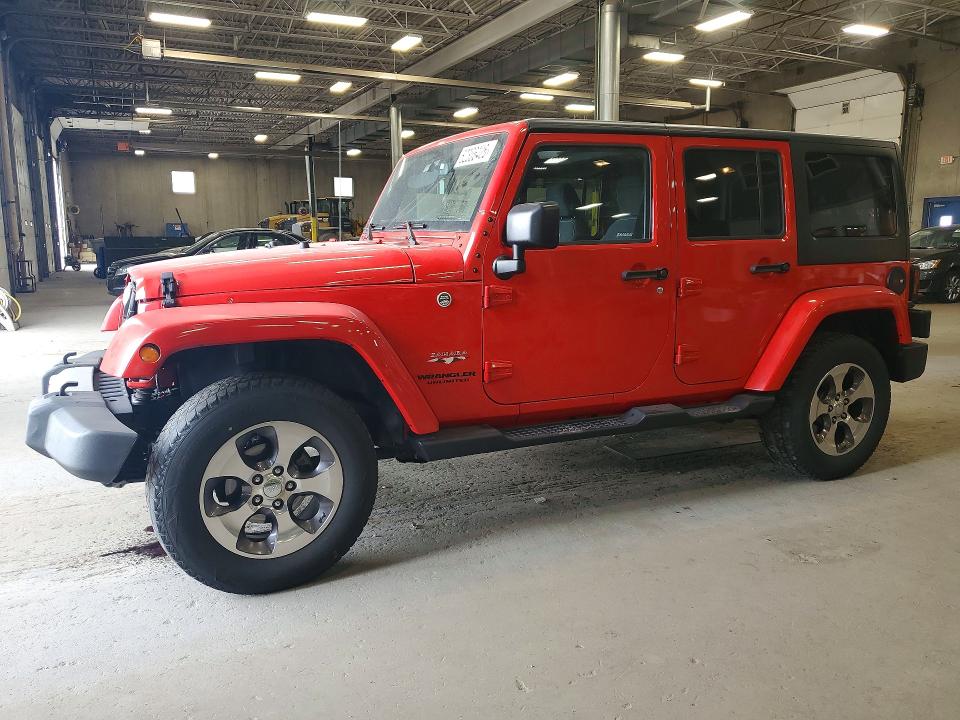 2016 Jeep Wrangler Unlimited მანქანა იყიდება აუქციონზე, vin: 1C4HJWEGXGL257183, აუქციონის ნომერი: 62306426