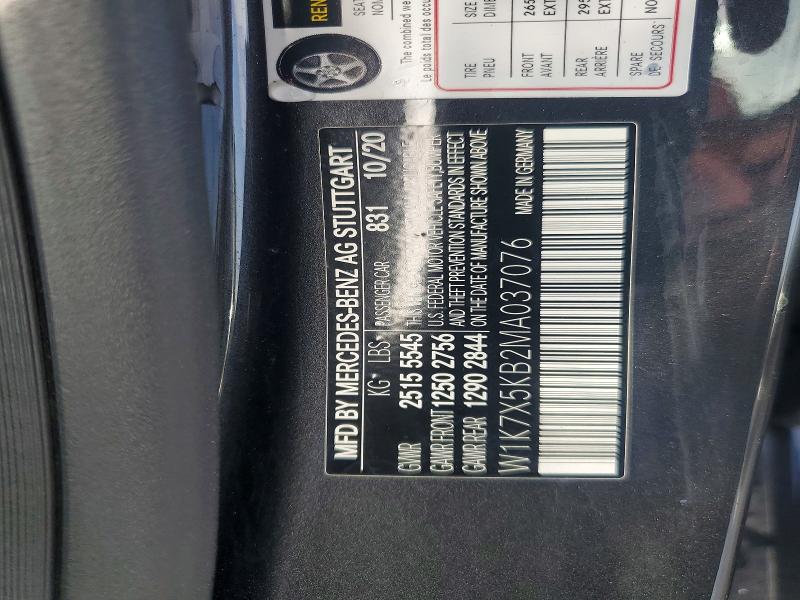 Продажа на аукционе авто 2021 Mercedes-benz Amg Gt, vin: W1K7X5KB2MA037076, номер лота: 61712776