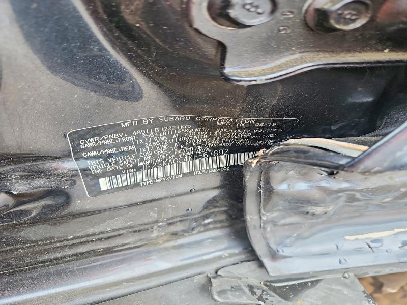 Продажа на аукционе авто 2019 Subaru Forester, vin: JF2SKAGC4KH567892, номер лота: 59812946