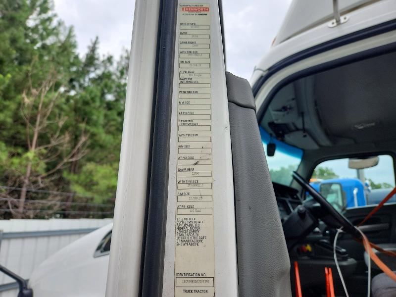 61968616 :رقم المزاد ، 1XKYA48X0JJ204290 vin ، 2018 Kenworth T680 مزاد بيع