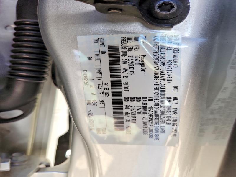 59735816 :رقم المزاد ، 1FADP3N21FL300068 vin ، 2015 Ford Focus مزاد بيع