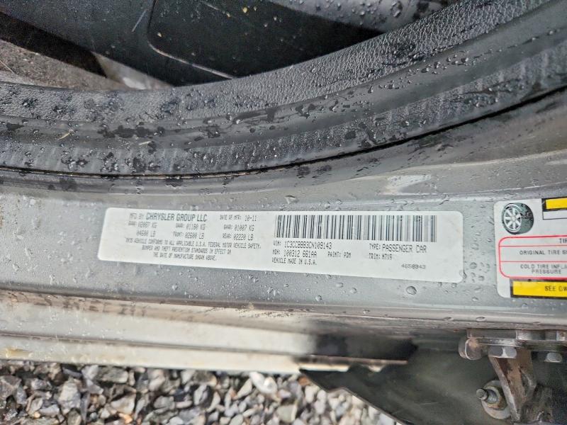 Aukcja sprzedaży 2012 Chrysler 200, vin: 1C3CCBBB3CN109143, numer aukcji: 62595096