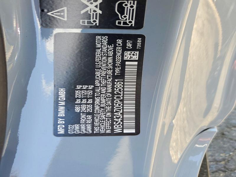 Продаж на аукціоні авто 2023 Bmw M4, vin: WBS43AZ05PCL25861, номер лоту: 61570186