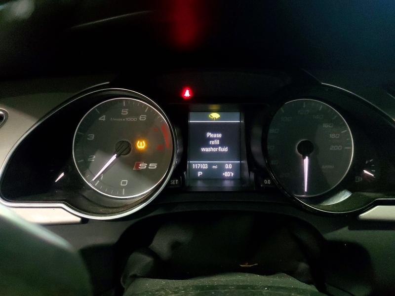 2012 Audi S5 მანქანა იყიდება აუქციონზე, vin: WAUVVAFR0CA001809, აუქციონის ნომერი: 60519146