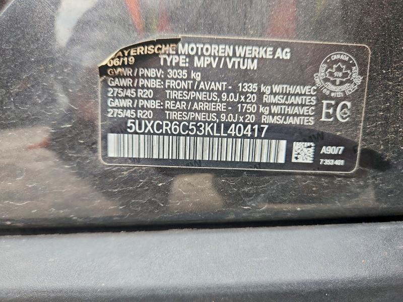 Продажа на аукционе авто 2019 Bmw X5, vin: 5UXCR6C53KLL40417, номер лота: 63400736