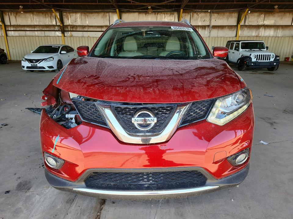 2016 Nissan Rogue მანქანა იყიდება აუქციონზე, vin: 5N1AT2MV8GC892371, აუქციონის ნომერი: 60489316