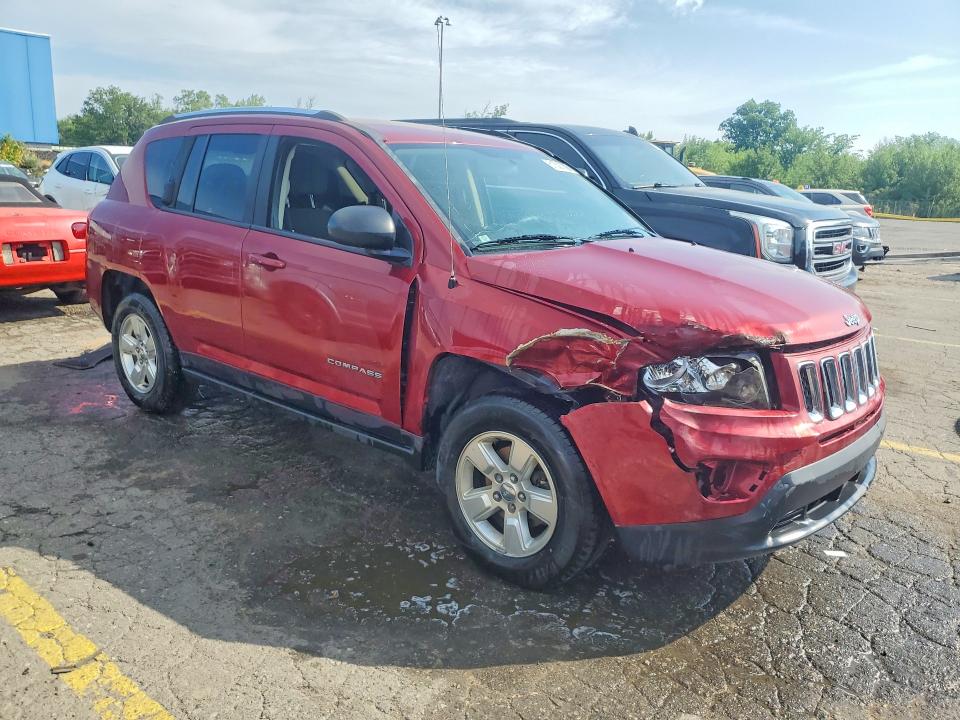 2015 Jeep Compass მანქანა იყიდება აუქციონზე, vin: 1C4NJCBA7FD250458, აუქციონის ნომერი: 61500236