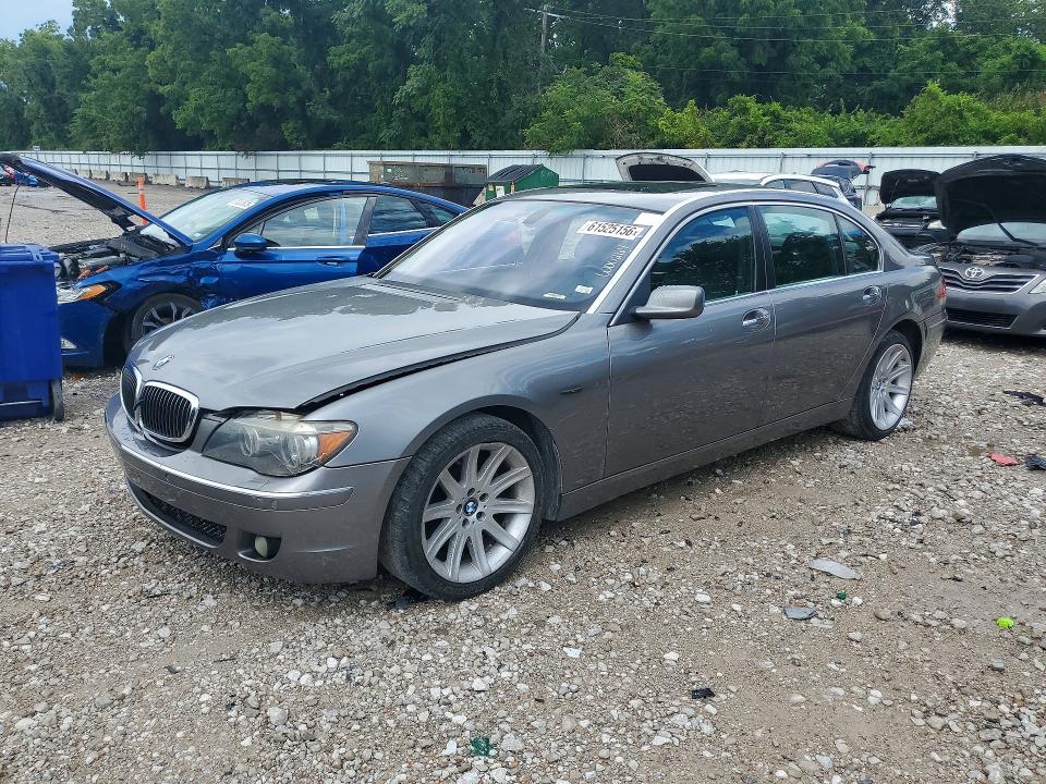 2006 Bmw 750 მანქანა იყიდება აუქციონზე, vin: WBAHN83526DT62307, აუქციონის ნომერი: 61525156