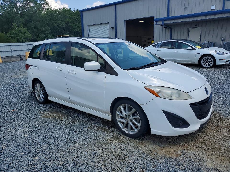 2012 Mazda 5 მანქანა იყიდება აუქციონზე, vin: JM1CW2DL7C0105540, აუქციონის ნომერი: 60460716