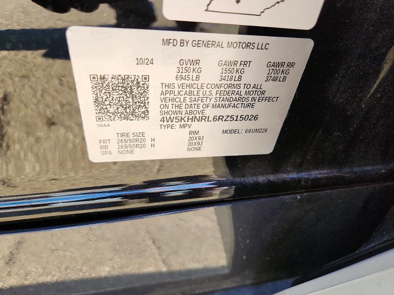 Aukcja sprzedaży 2024 Acura Zdx, vin: 4W5KHNRL6RZ515026, numer aukcji: 62124046