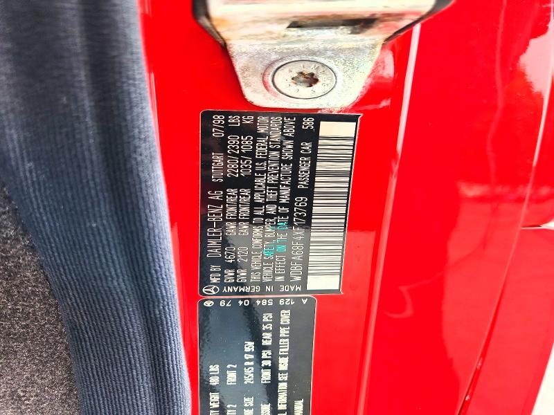 Продажа на аукционе авто 1999 Mercedes-benz Sl, vin: WDBFA68F4XF173769, номер лота: 60028556