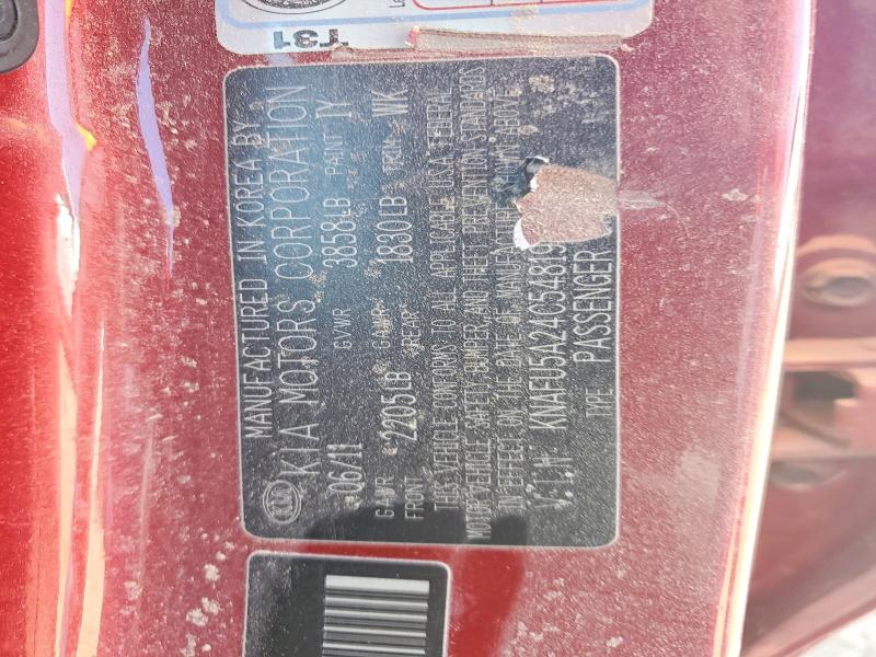 Aukcja sprzedaży 2012 Kia Forte, vin: KNAFU5A24C5481998, numer aukcji: 60896646