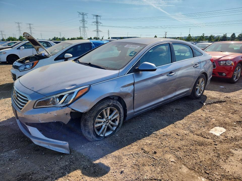 2016 Hyundai Sonata მანქანა იყიდება აუქციონზე, vin: 5NPE24AF7GH274643, აუქციონის ნომერი: 60570886