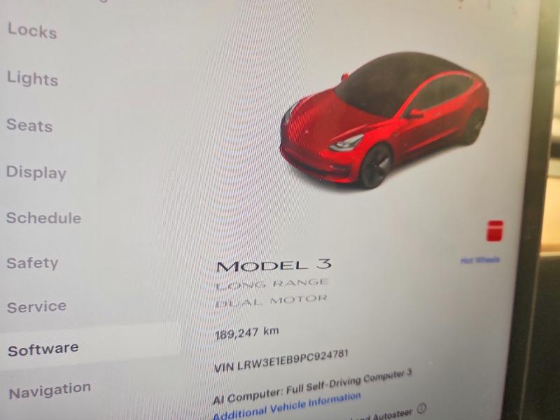 Продаж на аукціоні авто 2023 Tesla Model 3, vin: LRW3E1EB9PC924781, номер лоту: 60418426